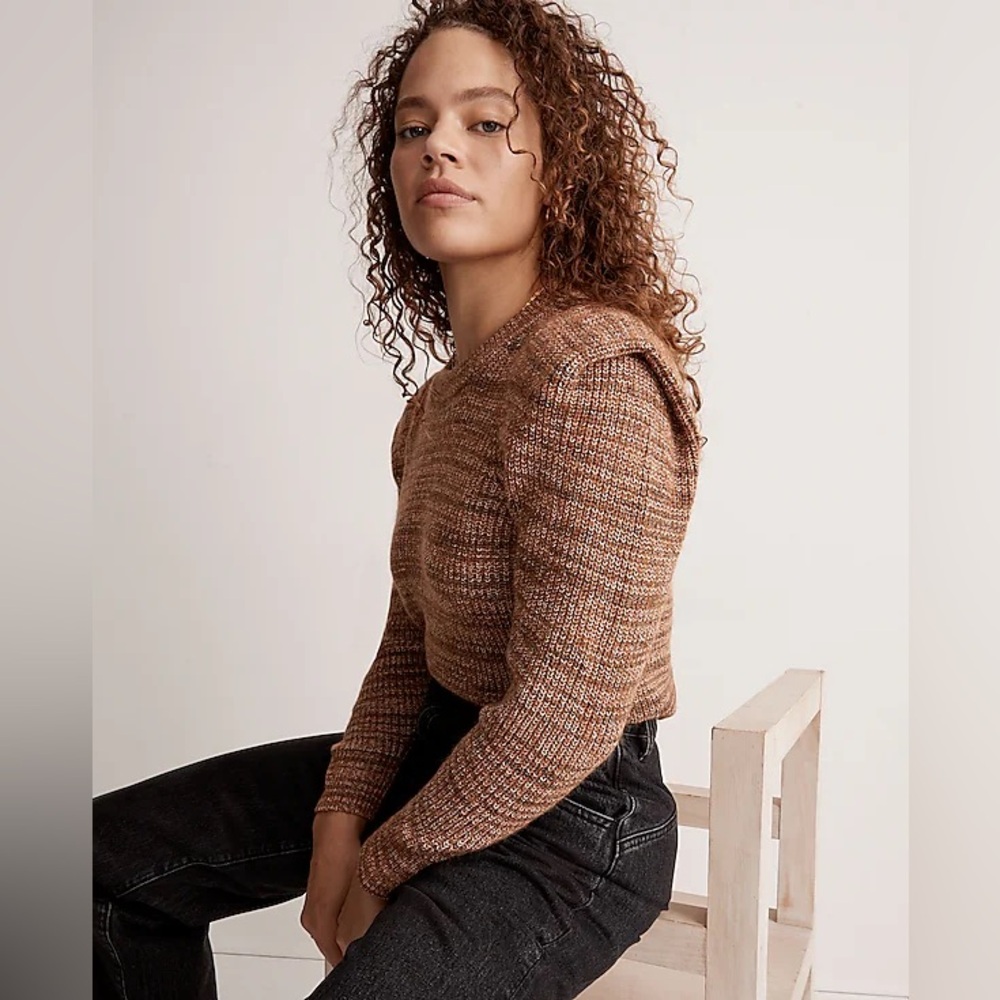 Madewell Space-Dyed Autumn Prentiss Pullover Sweater - Picture 4 of 9
